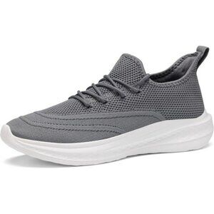 ⚡Men Darkgrey Fashion Mesh Non Slip Lightweight Workout Breathable Gym Sneakers